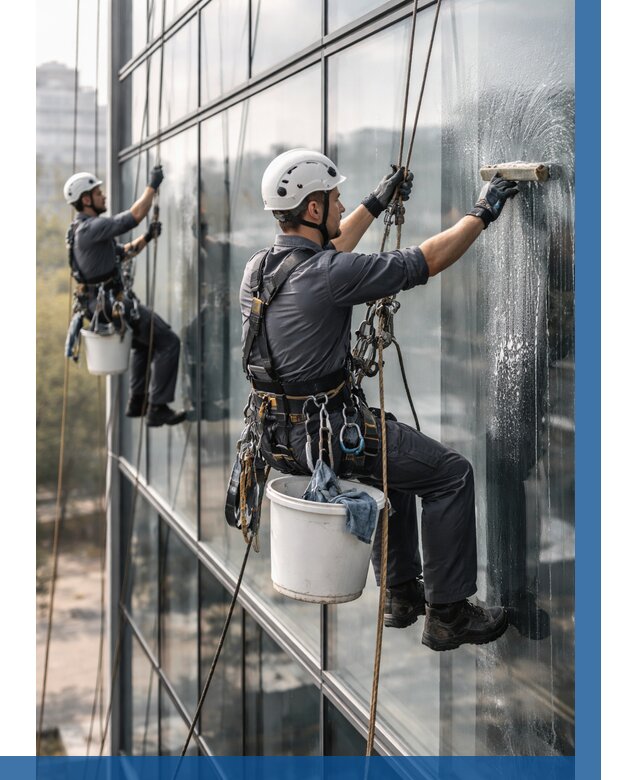 Мойка сплошного остекления в Шебекине, заказать от 305 р.| ВЫСОТНИК-Шбк