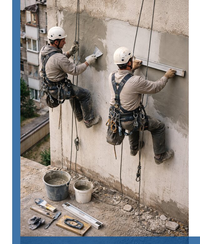 Комплексный ремонт штукатурного фасада с гарантией в Шебекине