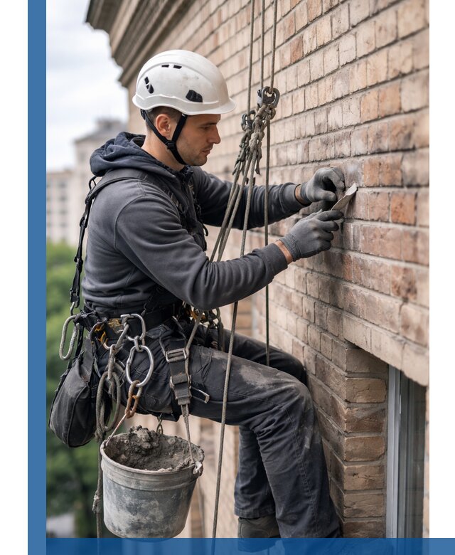 Качественный ремонт кирпичной кладки фасада в Шебекине с гарантией