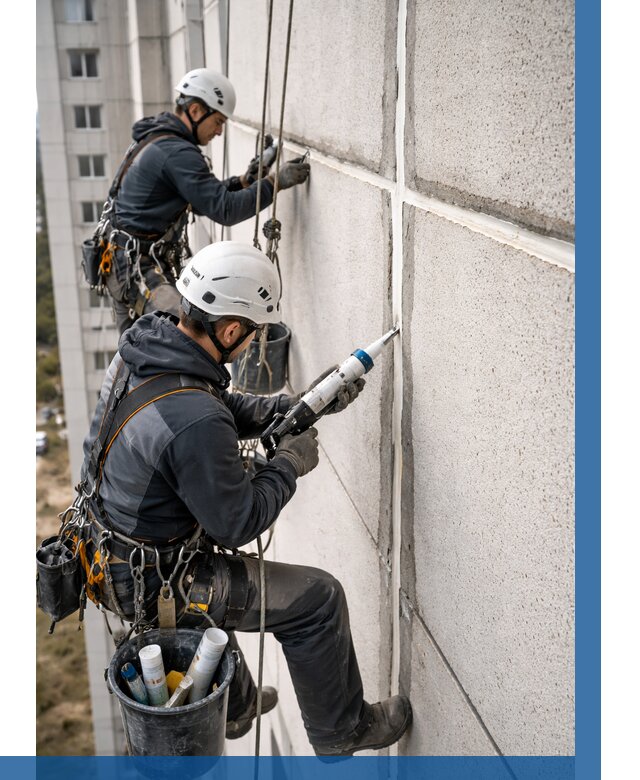 Герметизация межпанельных швов в Шебекине от 713 р. | ВЫСОТНИК-Шбк