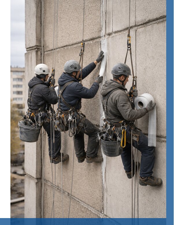 Ремонт межпанельных швов в Шебекине от 764 р. | ВЫСОТНИК-Шбк