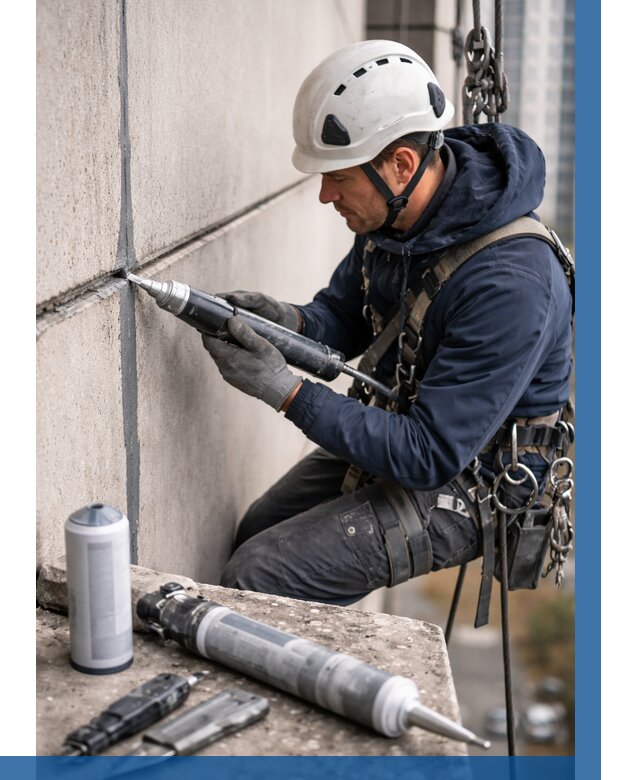 Вторичная герметизация швов в Шебекине от 458 р. | ВЫСОТНИК-Шбк