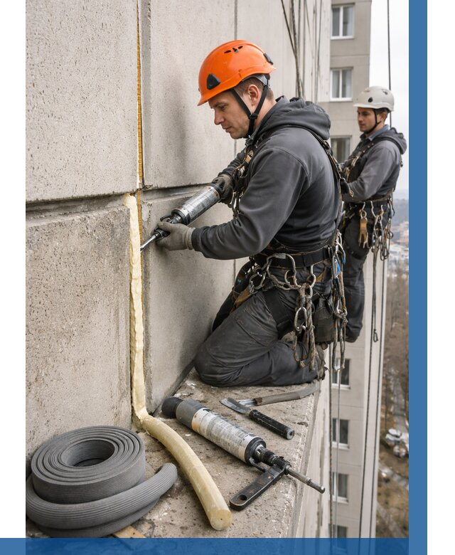 Теплый шов межпанельные швы в Шебекине от 713 р. | ВЫСОТНИК-Шбк