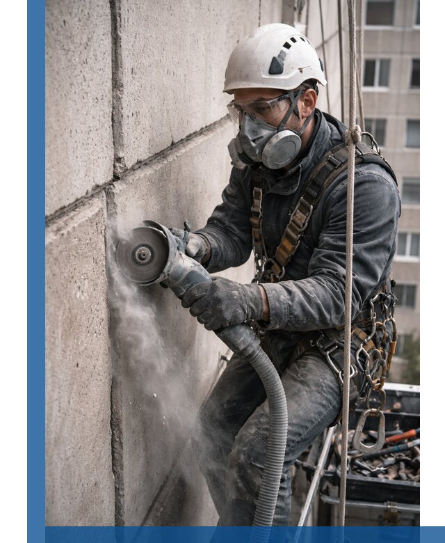 Штробление межпанельных швов в Шебекине качественно и быстро