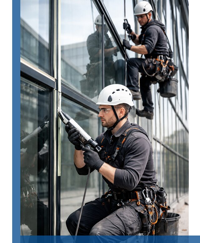 Герметизация витражных швов в Шебекине для зданий и фасадов