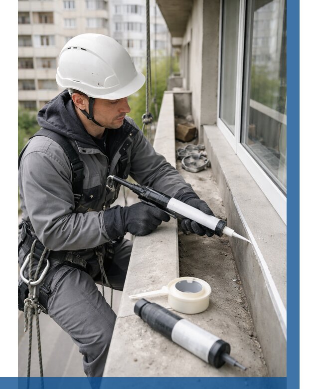 Герметизация швов лоджии в Шебекине от 4581 р. | ВЫСОТНИК-Шбк