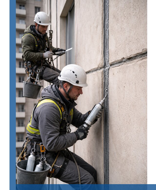 Герметизация деформационных швов фасада в Шебекине качественно