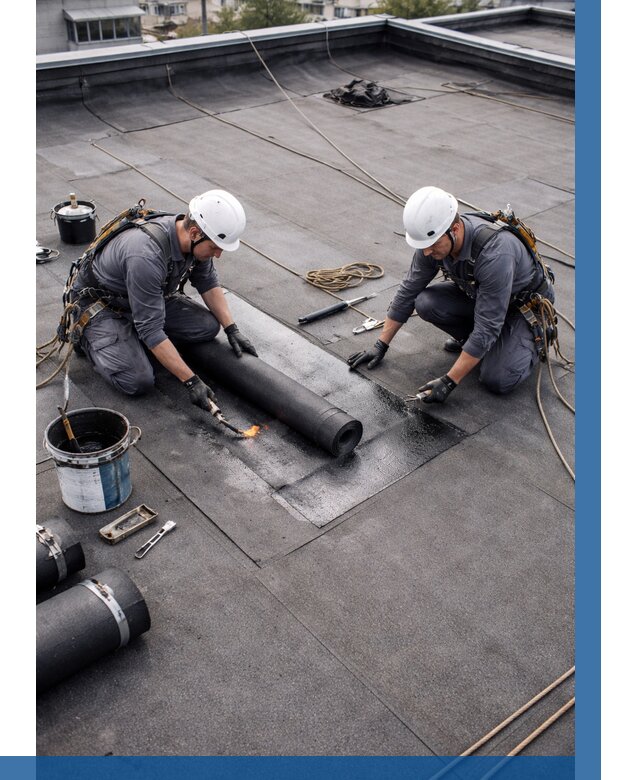 Ремонт мягкой кровли под ключ в Шебекине от 713 р. | ВЫСОТНИК-Шбк