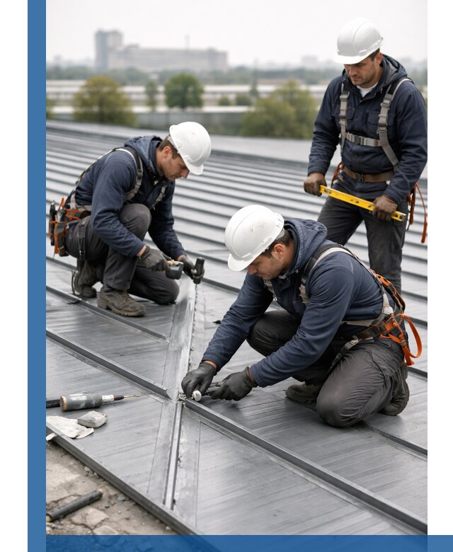 Ремонт фальцевой кровли в Шебекине срочно и качественно