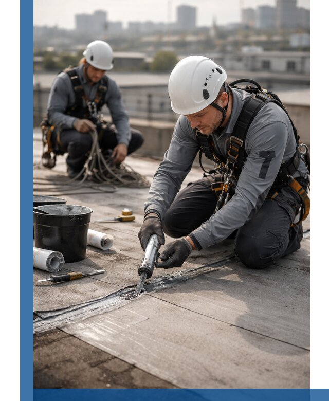 Аварийное и капитальное устранение протечек кровли в Шебекине