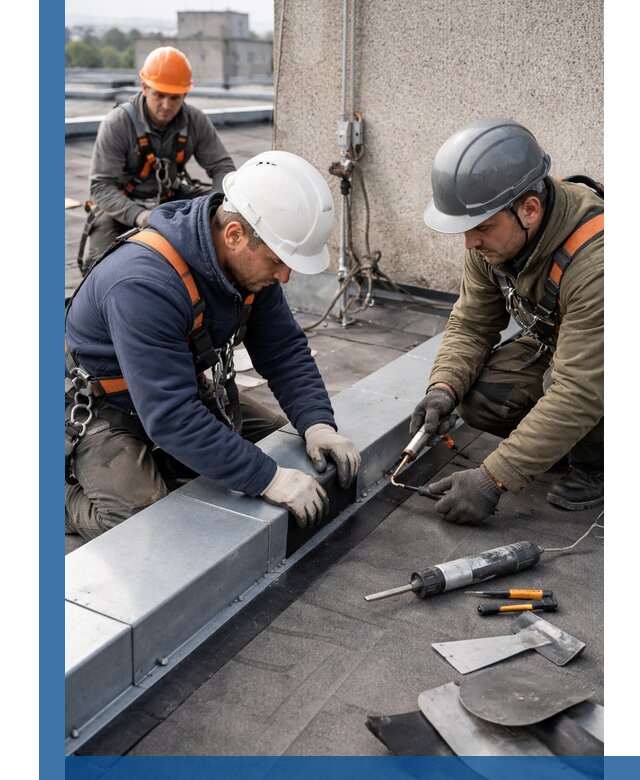 Ремонт кровельных примыканий в Шебекине профессионально