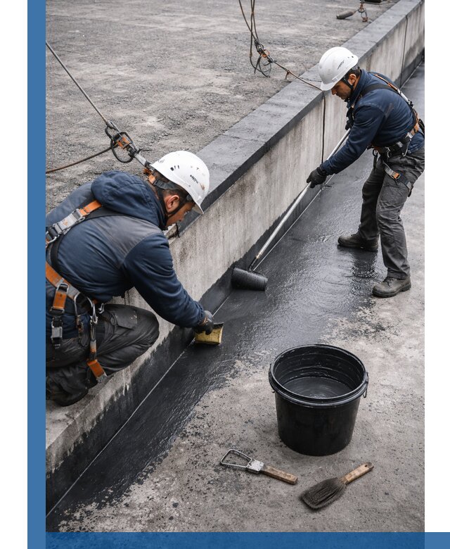 Гидроизоляция кровли жидкой резиной профессионально в Шебекине