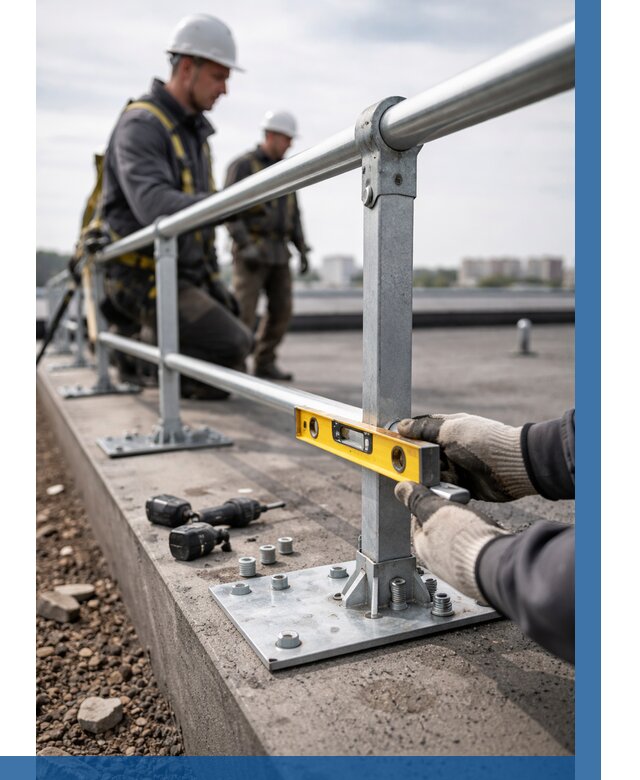 Монтаж кровельного ограждения в Шебекине от 1222 р. | ВЫСОТНИК-Шбк