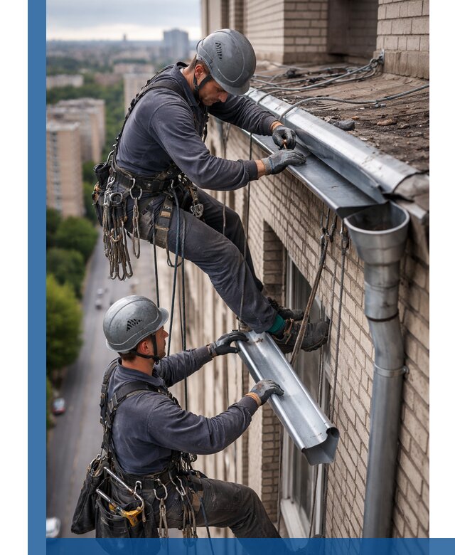 Ремонт водосточных желобов в Шебекине, быстро и качественно