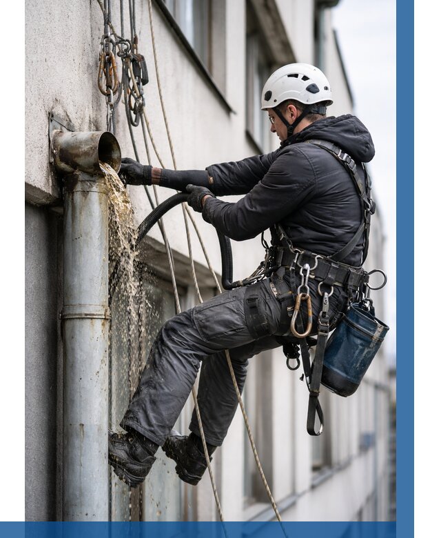 Прочистка водосточных труб в Шебекине от 3563 р. | ВЫСОТНИК-Шбк