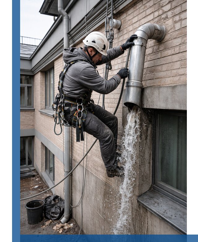 Профессиональная прочистка водосточных труб в Шебекине с гарантией