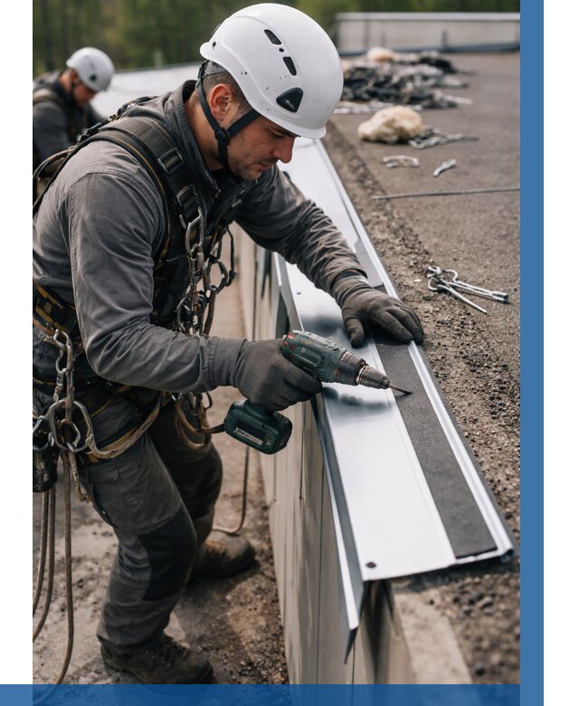 Монтаж капельника на кровле в Шебекине от 305 р. | ВЫСОТНИК-Шбк