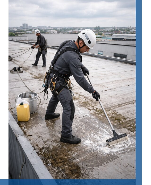 Очистка крыши по графику в Шебекине от 7636 р. | ВЫСОТНИК-Шбк