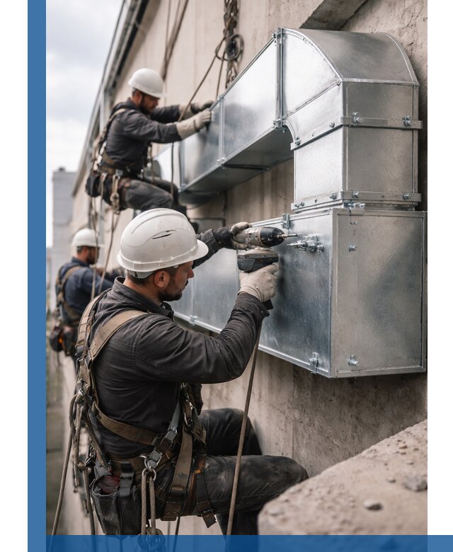 Профессиональный монтаж вентиляционных коробов в Шебекине под ключ