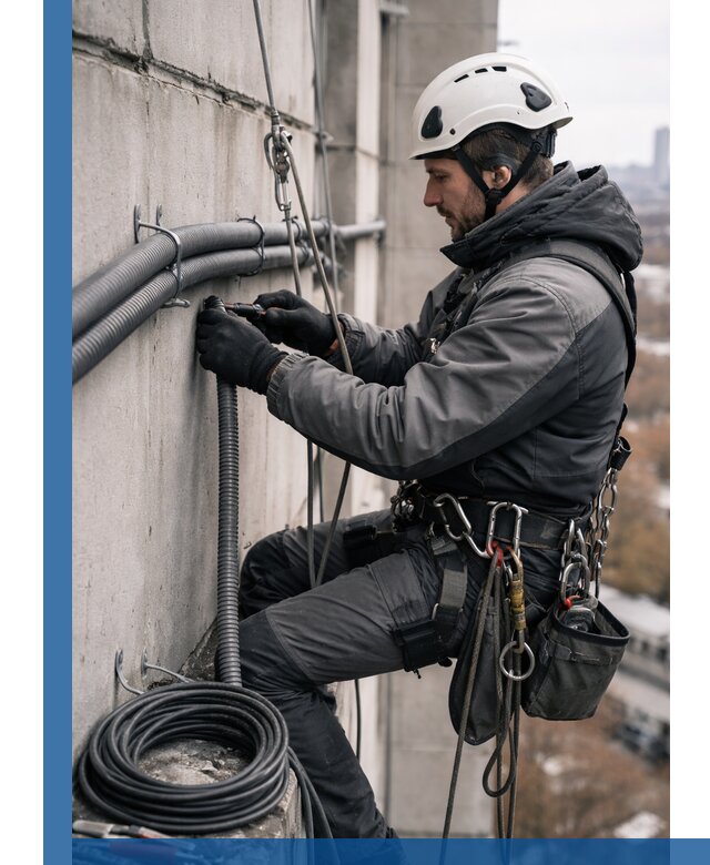 Профессиональный монтаж гофры для кабеля в Шебекине с гарантией