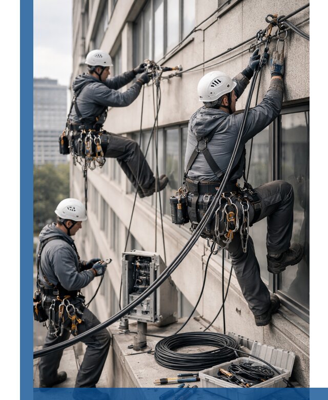 Прокладка оптоволоконного кабеля в Шебекине под ключ с тестированием