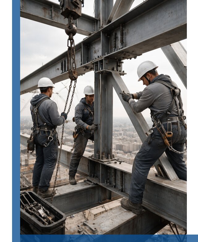 Профессиональный монтаж металлоконструкций на высоте в Шебекине