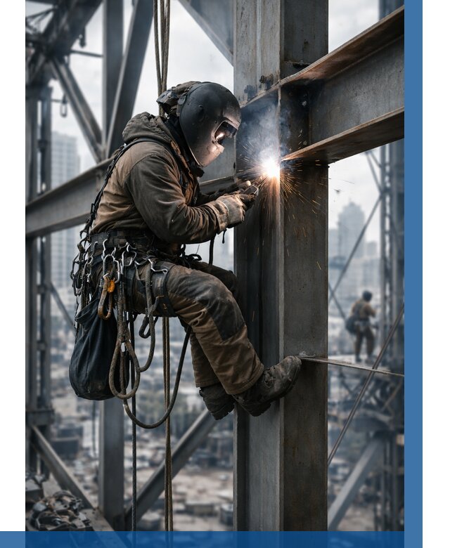 Высотные сварочные работы в Шебекине от 3563 р. | ВЫСОТНИК-Шбк