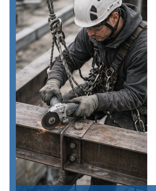 Резка металла на высоте в Шебекине для зданий и конструкций