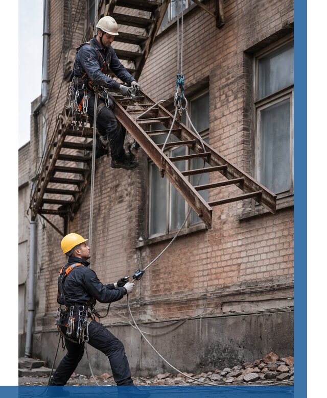 Демонтаж пожарной лестницы в Шебекине от 12217 р. | ВЫСОТНИК-Шбк