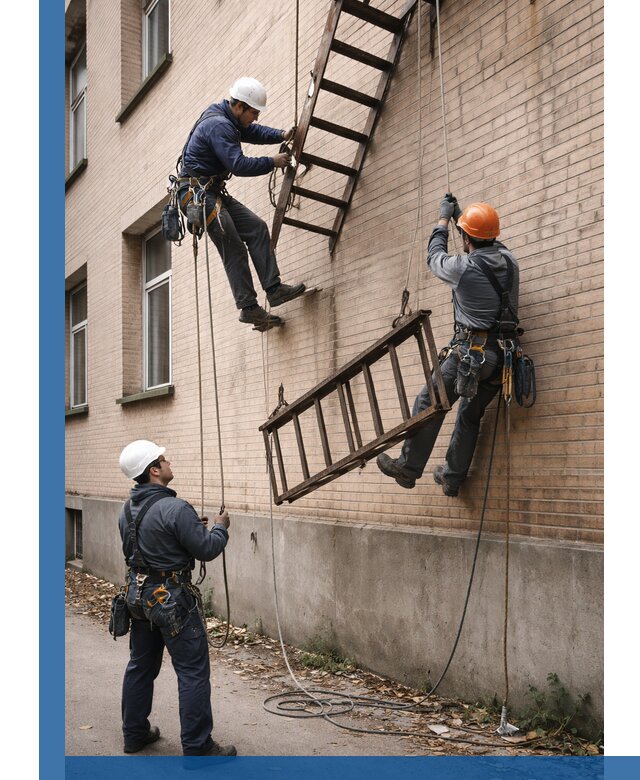 Демонтаж пожарной лестницы в Шебекине быстро и безопасно