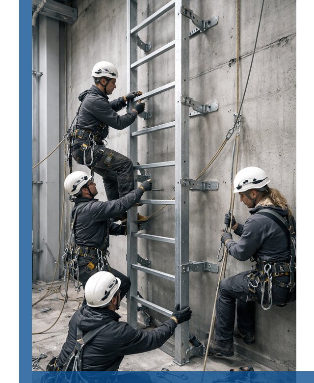 Монтаж металлических лестниц в Шебекине под ключ со гарантией