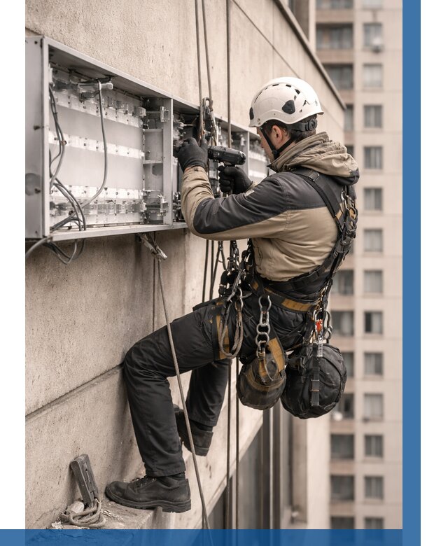 Ремонт вывески на высоте в Шебекине от 4581 р. | ВЫСОТНИК-Шбк