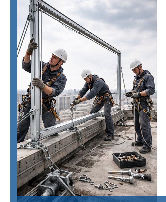 Монтаж крышных рекламных конструкций под ключ в Шебекине