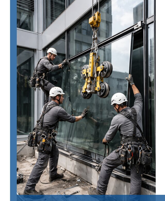 Структурное остекление фасадов в Шебекине монтаж и обслуживание