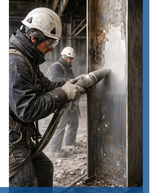 Удаление старой краски с металла в Шебекине от 458 р. | ВЫСОТНИК-Шбк