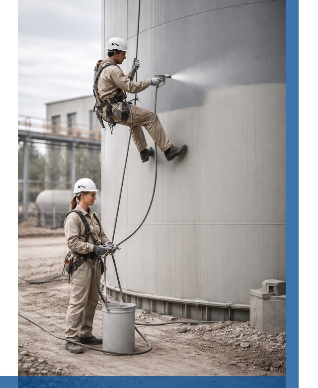 Покраска резервуаров в Шебекине от 1222 р. | ВЫСОТНИК-Шбк — заказать