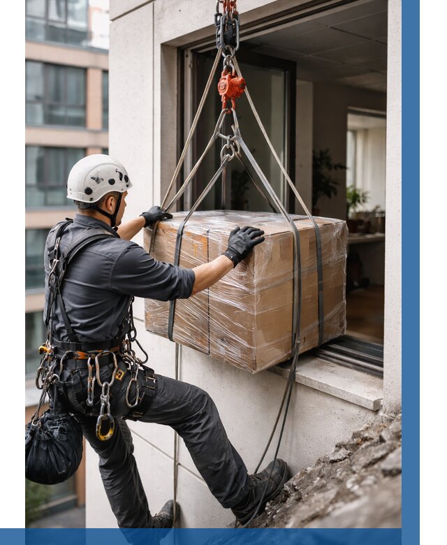 Подъем груза через окно в Шебекине от 4581 р. | ВЫСОТНИК-Шбк