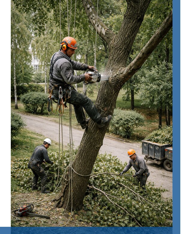 Кронирование деревьев в Шебекине от 6618 р. | ВЫСОТНИК-Шбк