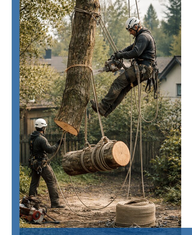 Валка деревьев частями в Шебекине, безопасно и аккуратно