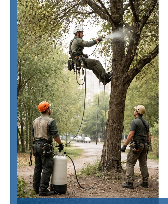 Обработка деревьев от вредителей в Шебекине профессиональная защита