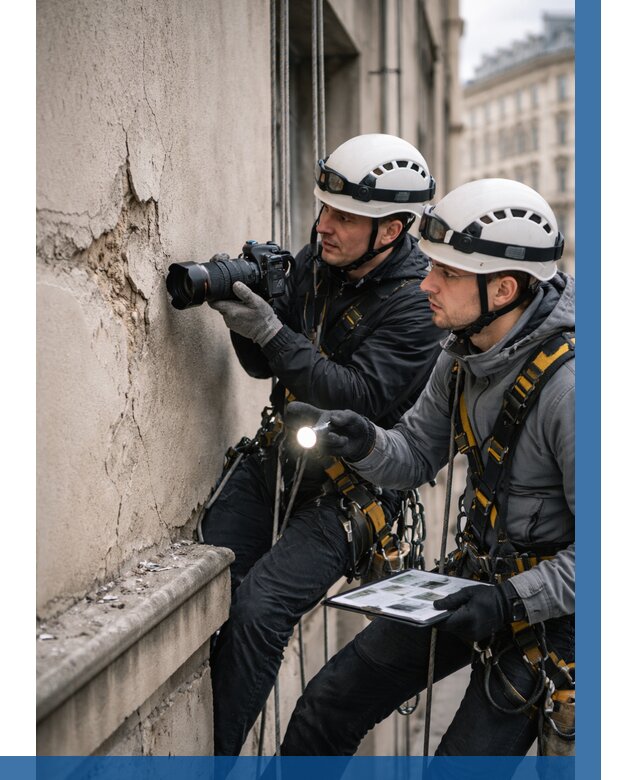 Фотофиксация дефектов фасада в Шебекине от 4581 р. | ВЫСОТНИК-Шбк