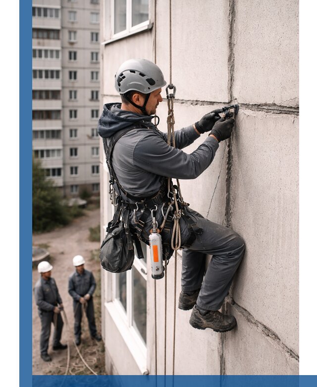 Обследование межпанельных швов и герметизация в Шебекине