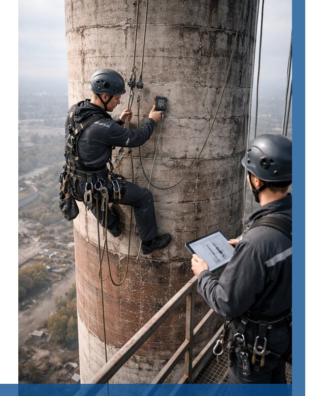 Обследование дымовой трубы в Шебекине от 8145 р. | ВЫСОТНИК-Шбк