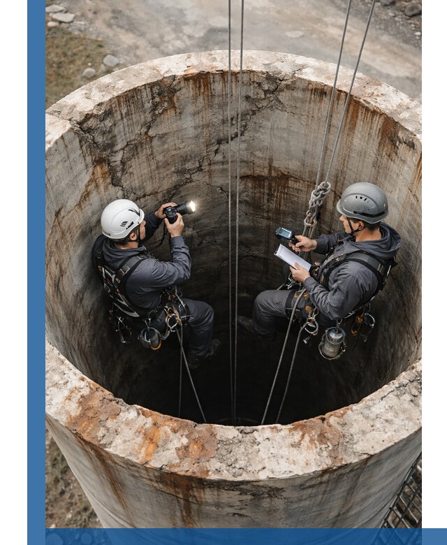 Обследование дымовой трубы: диагностика и оценка состояния в Шебекине